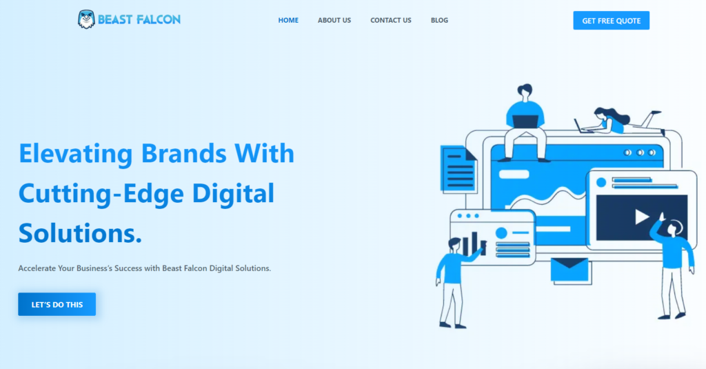 Beast Falcon Digital Solutions Homepage